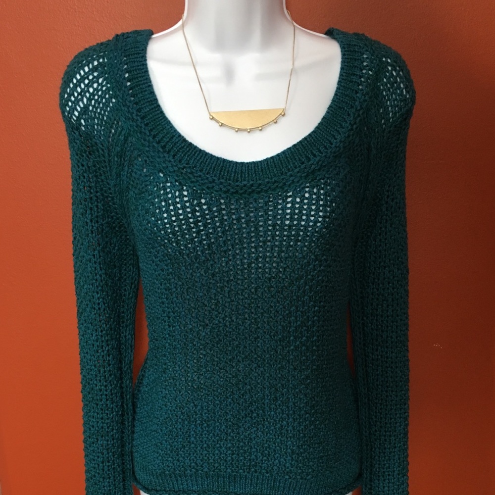 Gorgeous Free People Boho Teal Sweater 👌🏾